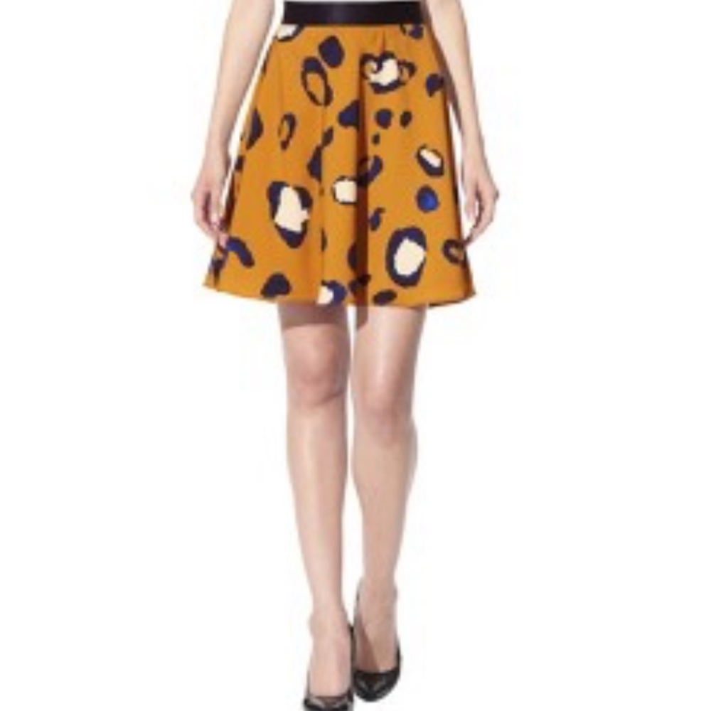 Philip Lim for Target 20th Anniversary orange cream leopard skirt